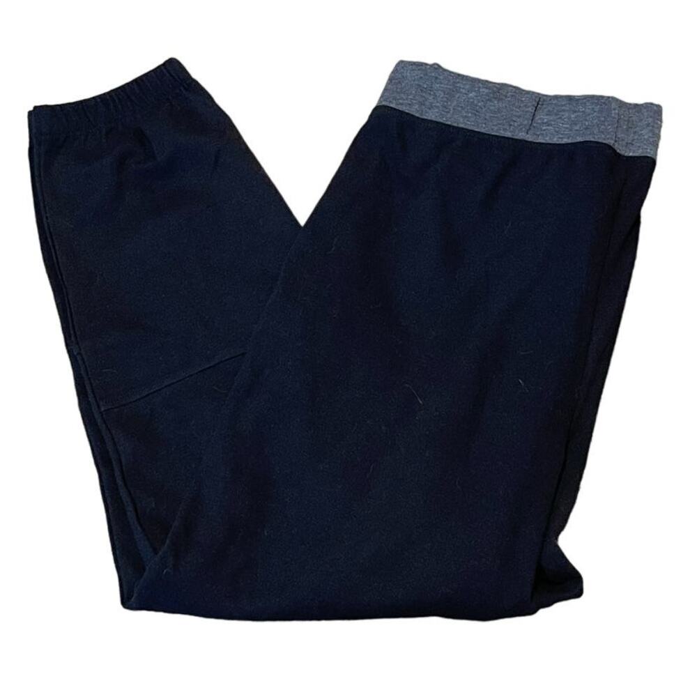 Cuddl Duds Women's Double Knit Black and Gray Jogger Pants Size Large NWOT59 - Picture 2 of 9